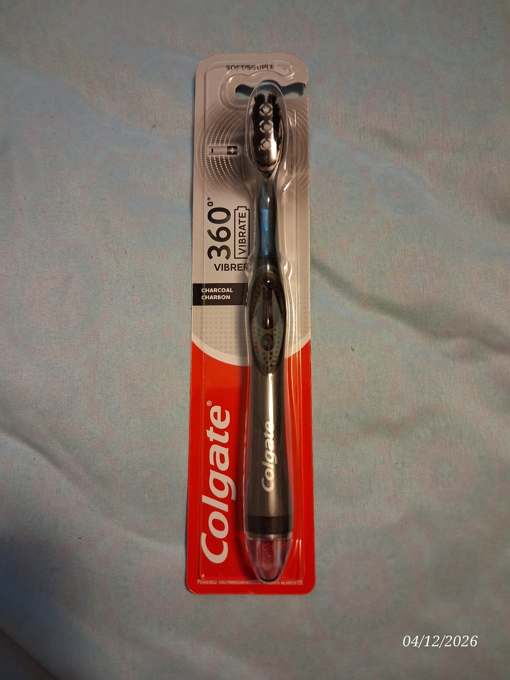 Colgate 360° Charcoal Vibrating Toothbrush - Charcoal